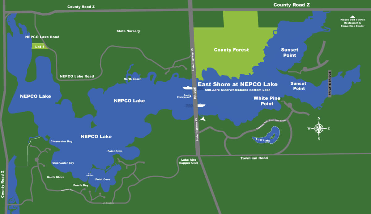 Lakefront Properties Nepco Lake