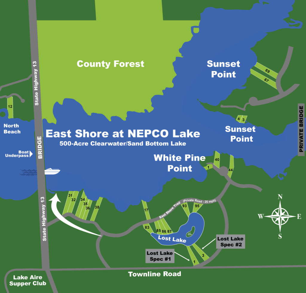 Lakefront Properties Nepco Lake