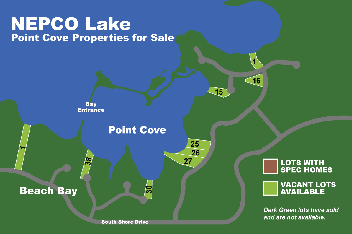 Lakefront Properties Nepco Lake